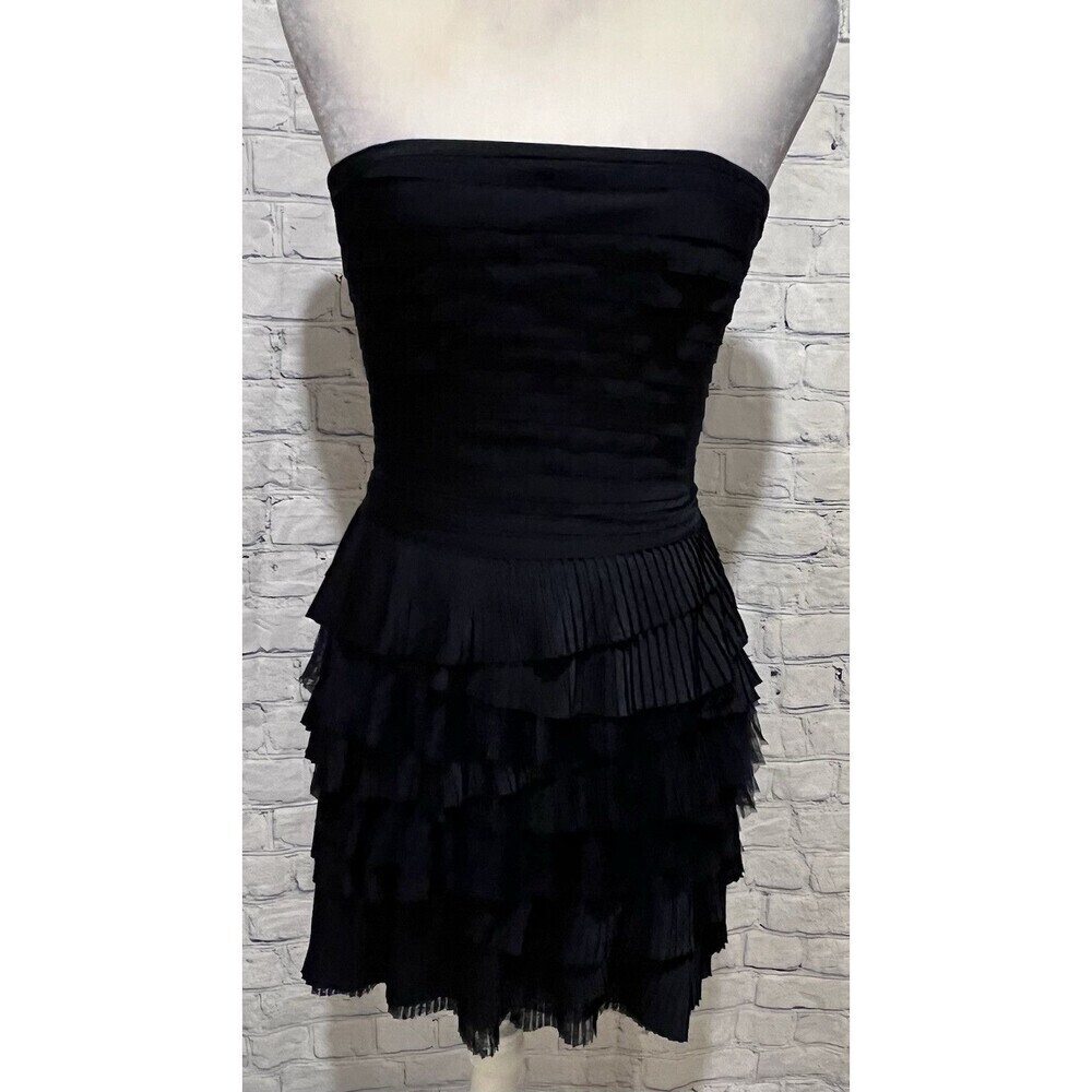 BCBG Maxazria Strapless Navy dress Size 4